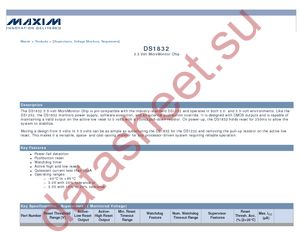 DS1832+ datasheet  